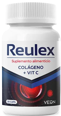 Frasco de Reulex, cápsulas de colágeno hidrolizado para las articulaciones