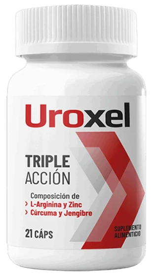 Frasco de Uroxel con 21 cápsulas para la próstata
